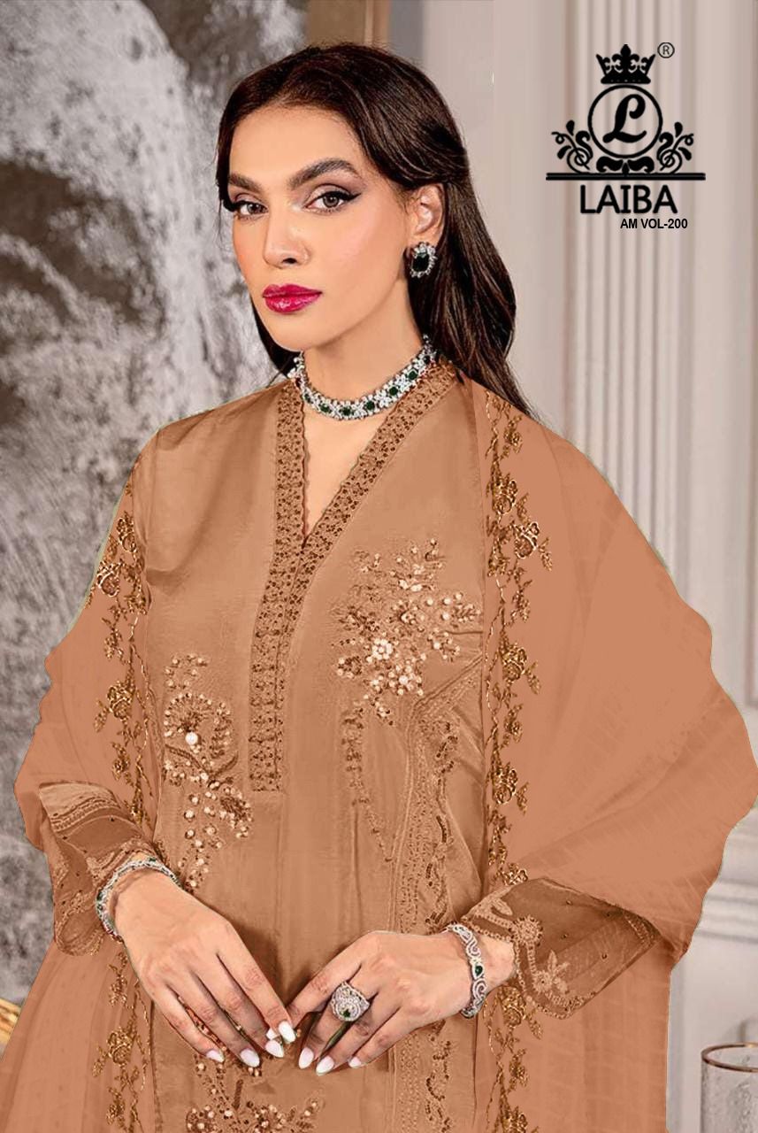 Laiba Am Vol 200 Readymade Pakistani Suits Catalog
